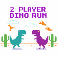 Play 2 Player Dino Run now!