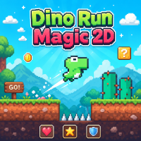 Play Dino Run Magic 2D now!