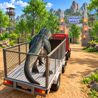 Play Jungle Dino Truck Transporter 2020 now!