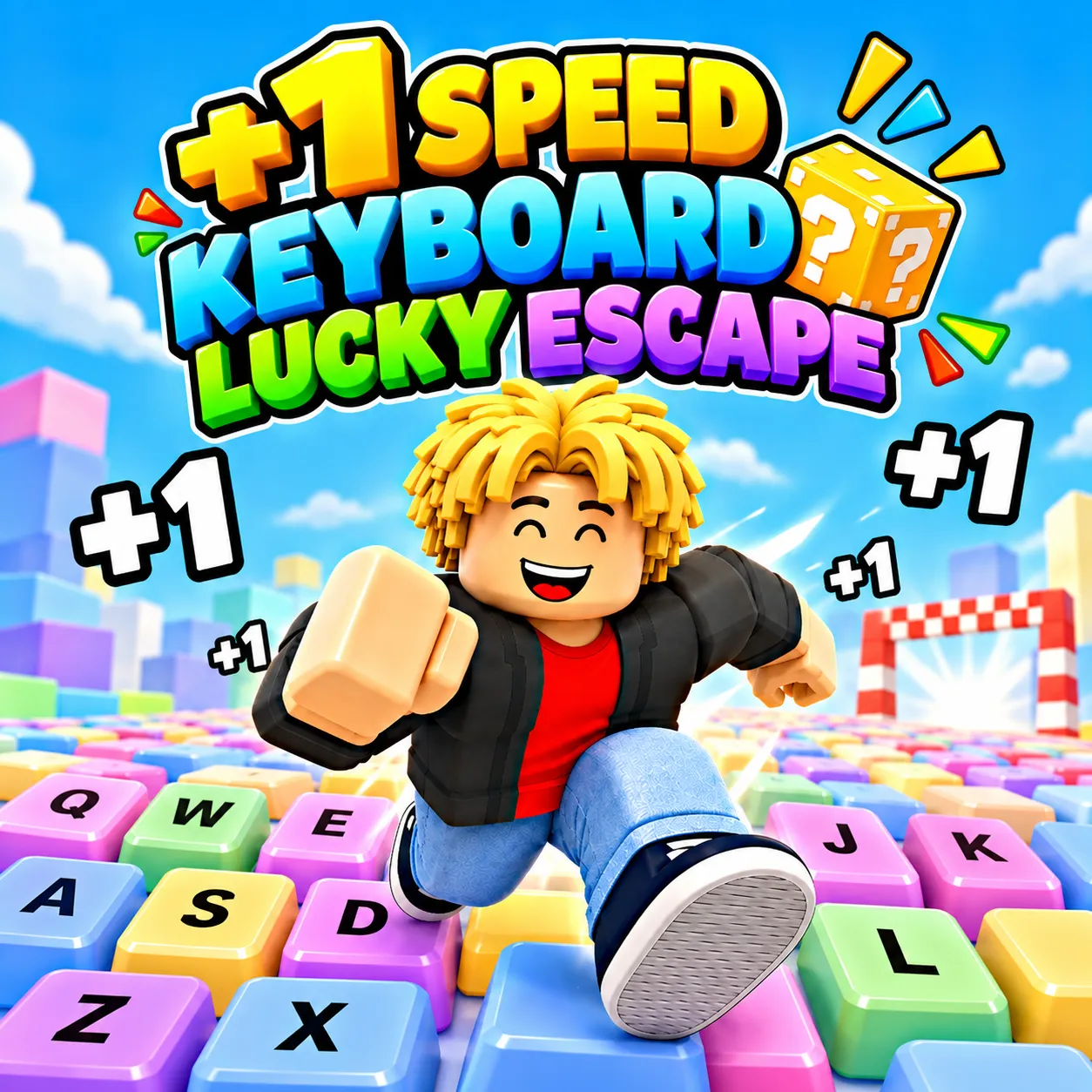 PLay +1 Speed Keyboard Lucky Escape now!