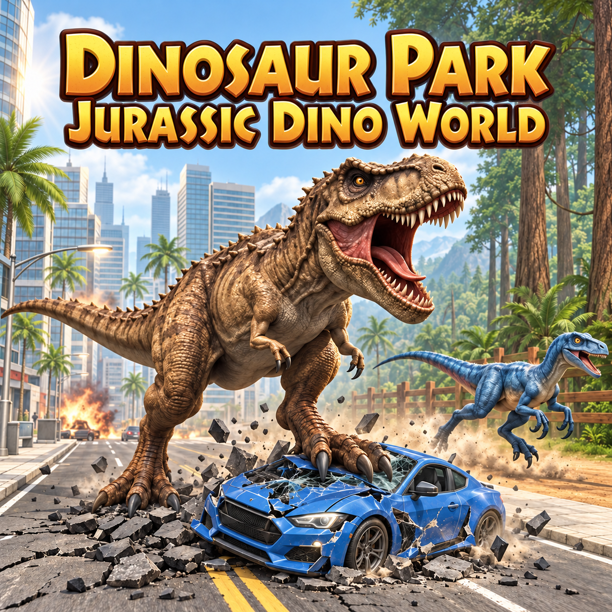 Dinosaur Park Jurassic Dino World