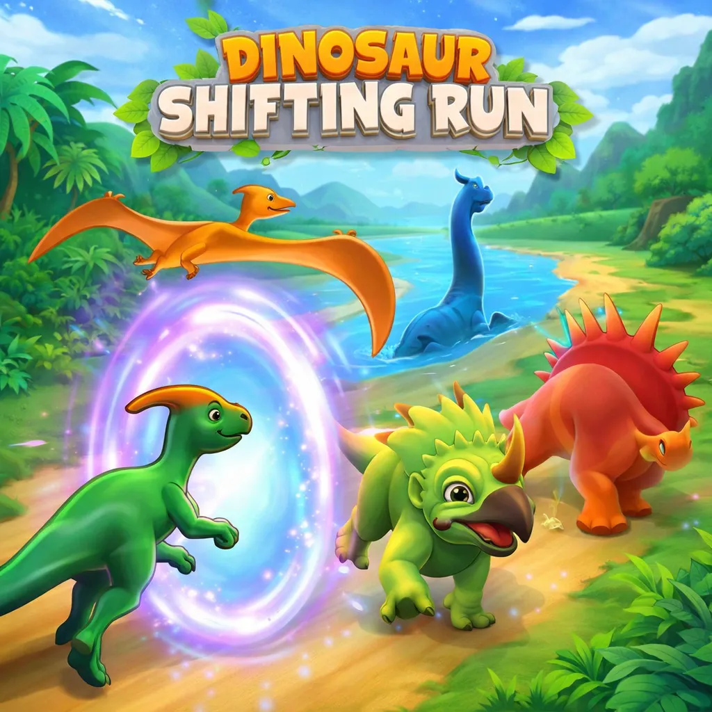 PLay Dinosaur Shifting Run now!