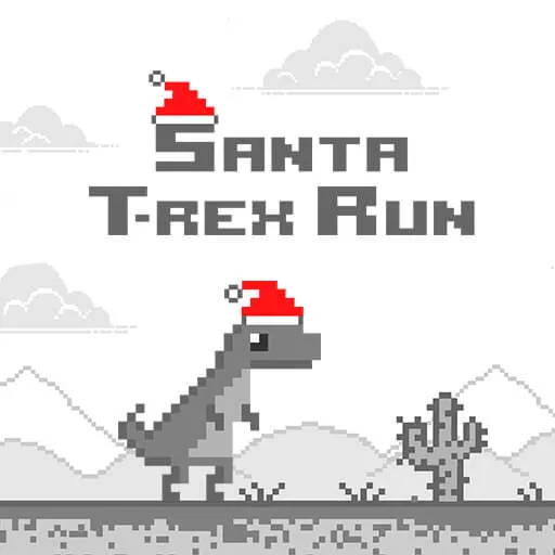 PLay Santa T Rex Run now!