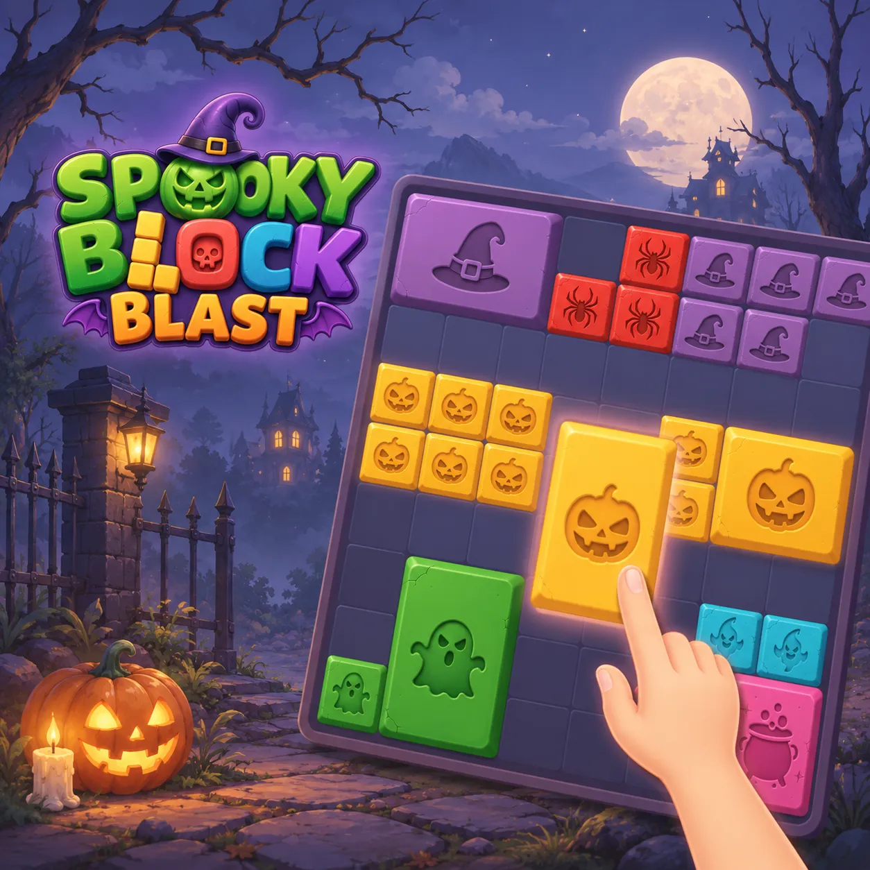 PLay Spooky Block Blast now!