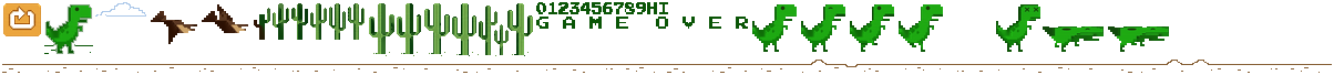 Dino Chrome Online Game Sprite 1